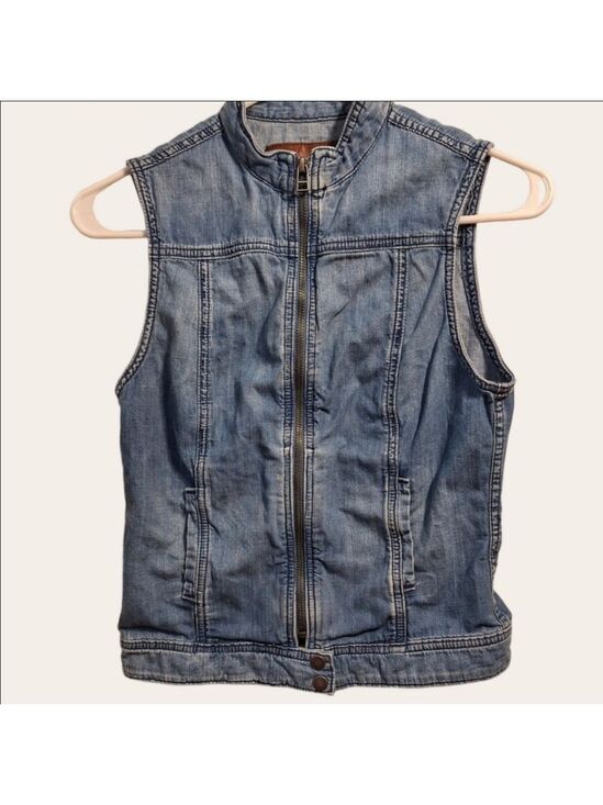 Ag Adriano Goldschmied Jackets & Blazers - Adriano Goldschmied Denim Sleeveless Vest Small